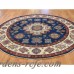 Millwood Pines One-of-a-Kind Tillotson Special Hand-Knotted Navy Blue/Ivory Area Rug MLWP1636